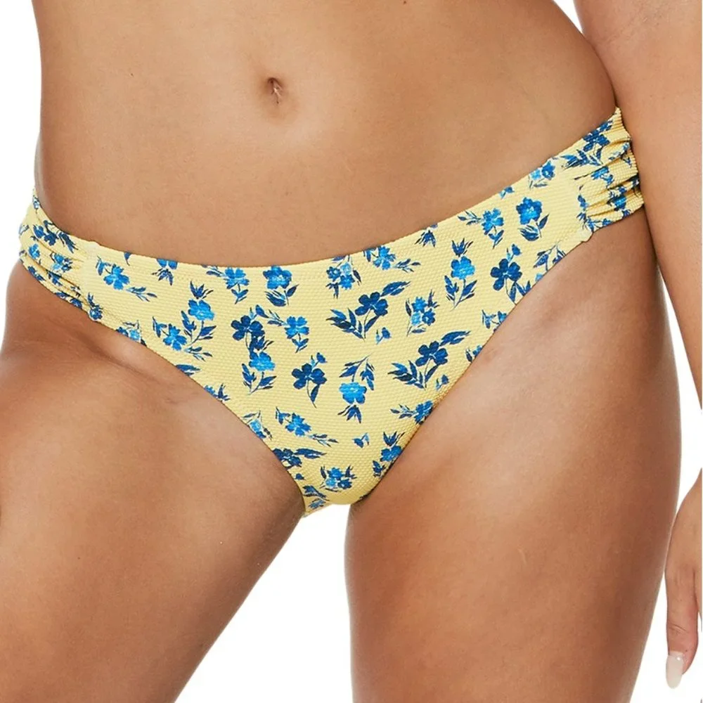 Jessica Simpson Floral Delight Side Shirred Hipster